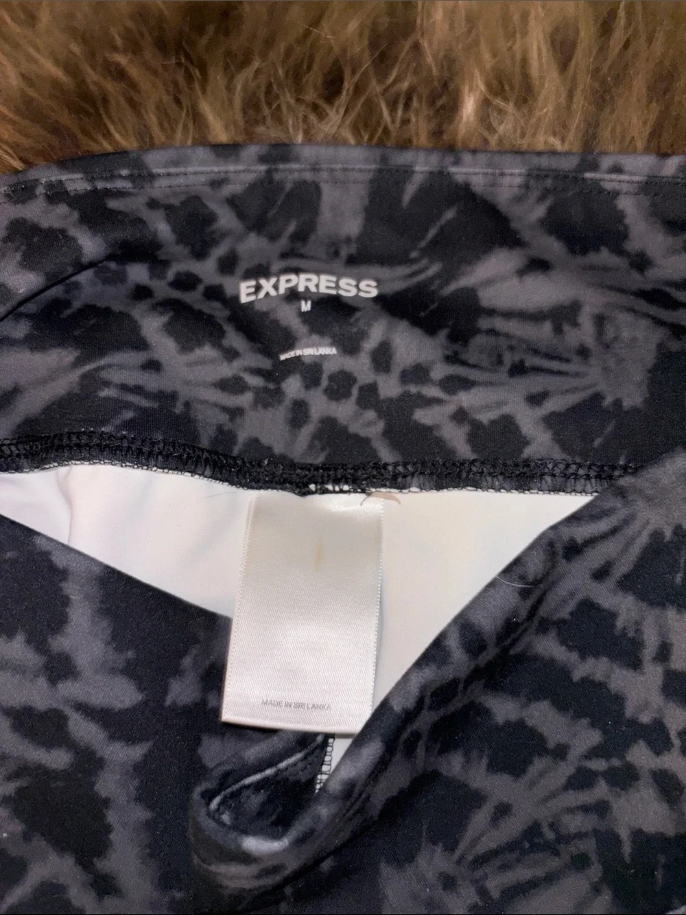 Express Gray & Black leggings. Super soft